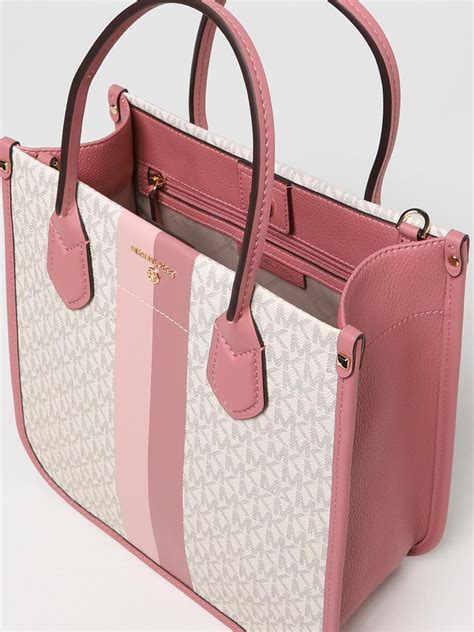 michael kors white and pink purse|Michael Kors pink suitcase.